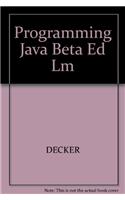 LM-Programming.Java: Beta Edition