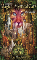 Llewellyn's 2024 Magical Mystical Cats Calendar