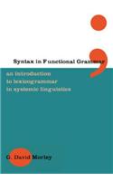 Syntax in Functional Grammar