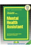 Mental Health Assistant: Passbooks Study Guide