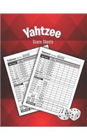 Yahtzee Score Sheets