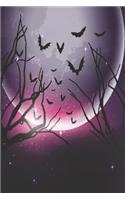 Moon notebook purple