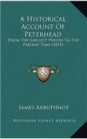 Historical Account Of Peterhead