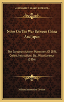 Notes On The War Between China And Japan