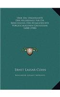 Uber Das Ungeeignete Der Neuerdings Fur Die Berechnung Der Atomgewichte Vorgeschlagenen Grundzahl 16000 (1900)
