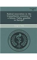 Radical Innovation in the Transatlantic Economy: Is a Silicon Valley Possible in Europe?