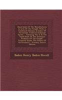 Hand-Book of the Manufactures & Arts of the Punjab: With a Combined Glossary & Index of Vernacular Trades & Technical Terms ... Forming Vol. II to the(English)