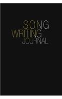 Song Writing Journal: (Lined Paper Writing Journal)