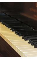 Piano Keys Journal: Blank 200 page journal