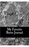 My Favorite Burns Journal: A 6 x 9 Lined Journal Notebook