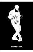 The Git Up Notebook: 100 Dotted Pages - 6X9 Inches - Sketchbook - Diary - Journal - For Men And Women - Christmas Or Birthday Gift For Him And Her - Funny Gift Idea - Fo