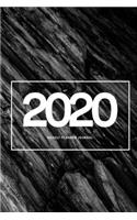 2020 Weekly Planner Diary Notebook: Jan 1, 2020 to Dec 31, 2020: Daily, Weekly & Monthly View Planner, Diary & Journal Abstract Creative Cover
