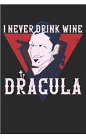 I Never Drink Wine Dracula Halloween
