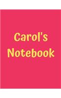 Carol's Notebook