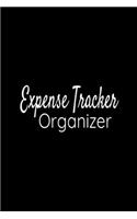 Expense Tracker Organizer: Black Journal Easy Tracker for Personal Expenses Record - Great for Travel Cost and Family Trip - 6x9 110 pages