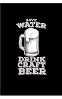 Save water drink craft beer