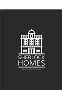 Funny Sherlock Homes Realtor Notebook, 120 Page Blank Lined Journal
