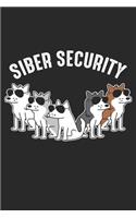 Siber Security: Hund Sibirischer Husky Notizbuch liniert 120 Seiten für Notizen Zeichnungen Formeln Organizer Tagebuch