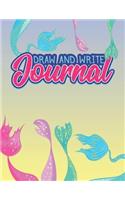 Draw And Write Journal: Composition Notebook Wide Ruled Story Journal Picture Space V4