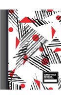 Genkouyoushi Notebook Size 8.5 x 11 Inches, 120 Pages.