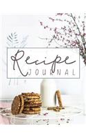 Blank Recipe Journal to Write in