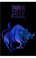 Taurus Planner: 2019: Zodiac Star Sign: Planner and Notebook