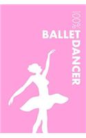 Ballet Dancer Notebook