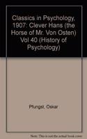 Classics in Psychology, 1907