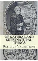 Of Natural and Supernatural Things