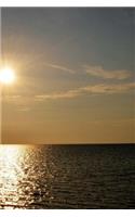 Sunset Notebook: 150 lined pages, softcover, 6 x 9