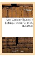 Agon-Coutainville, Notice Historique, 16 Janvier 1888.