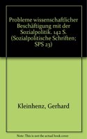 Probleme Wissenschaftlicher Beschaftigung Mit Der Sozialpolitik