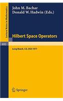 Hilbert Space Operators
