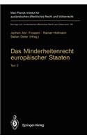 Das Minderheitenrecht Europäischer Staaten