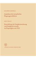 Aussichten Der Europäischen Flugzeugproduktion. Entwicklung Der Festigkeitsrechnung Und Festigkeitsversuche Im Flugzeugbau Seit 1925