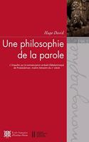 Une Philosophie de la Parole: L'Enquete Sur La Connaissance Verbale (Sabdanirnaya) de Prakasatman, Maitre Advaitin Du Xe Siecle (Edition Critique, Traduction, Commentaire, Avec U