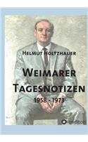 Weimarer Tagesnotizen 1958 - 1973