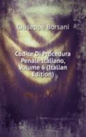 Codice Di Procedura Penale Italiano, Volume 6 (Italian Edition)
