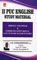 2nd PUC - ENGLISH -Study Material |Spring / Grammar and Communication Skills|