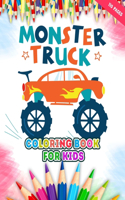 Monster Truck Coloring Book For Kids