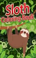 Sloth coloring book