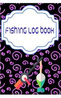 Fishing Log Book Lists: Fishing Logbook Is A Hassle Pulling Size 6 X 9" - Weather - Pages # Hunting Cover Matte 110 Page Good Print.
