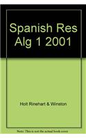 Spanish Res Alg 1 2001