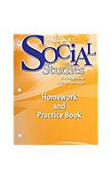 Harcourt Social Studies: Homework and Practice Book Student Edition Grade 5 Us: Making a New Nation