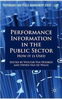 Performance Information in the Public Sector