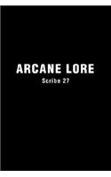 Arcane Lore: (English)