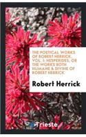 The Poetical Works of Robert Herrick