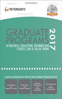 Graduate Programs in Business, Education, Information Studies, Law & Social Work 2017