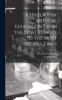 History of Medical Education From the Most Remote to the Most Recent Times