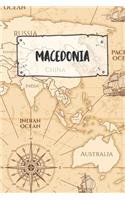 Macedonia: Ruled Travel Diary Notebook or Journey Journal - Lined Trip Pocketbook for Men and Women with Lines